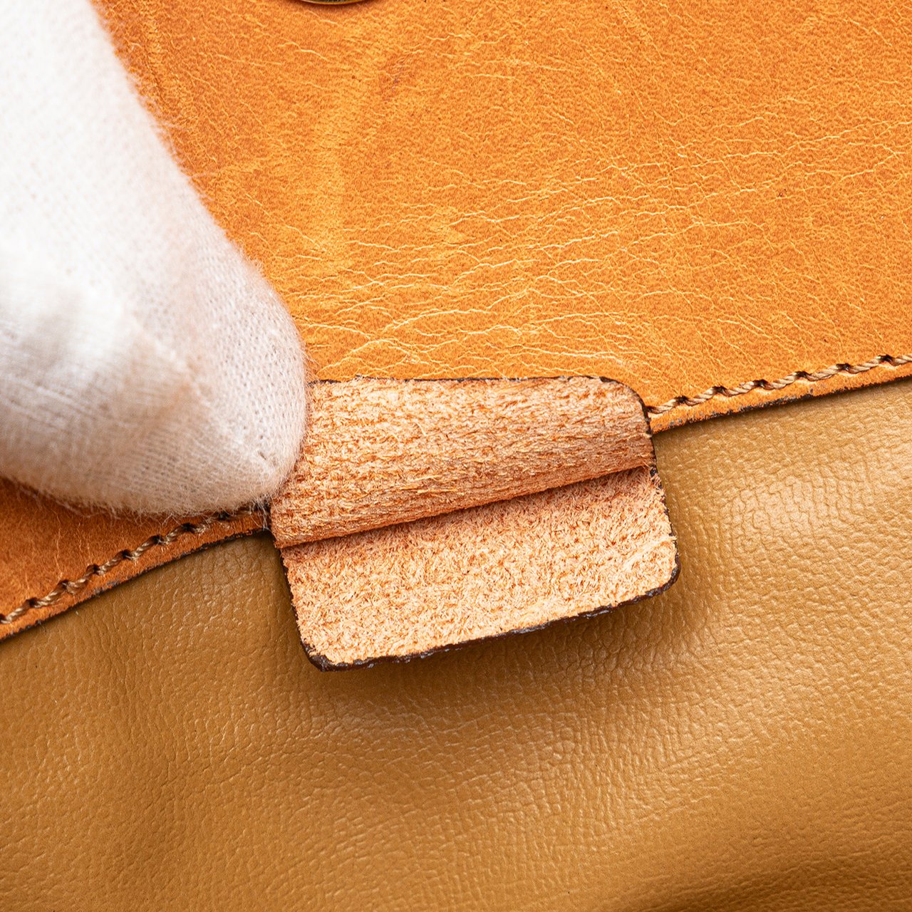 Celine Macadam Coated Canvas Clutch Bruin