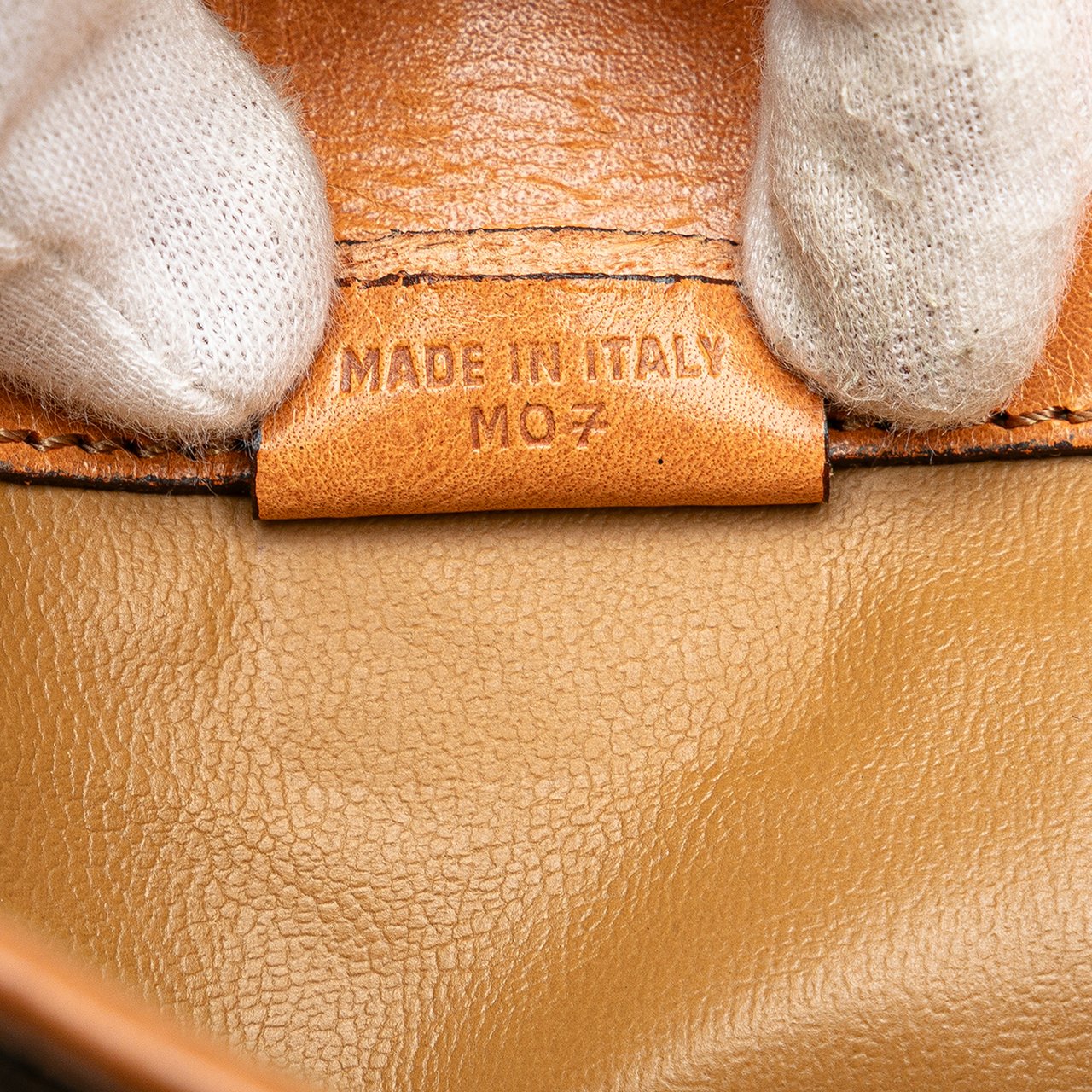 Celine Macadam Coated Canvas Clutch Bruin