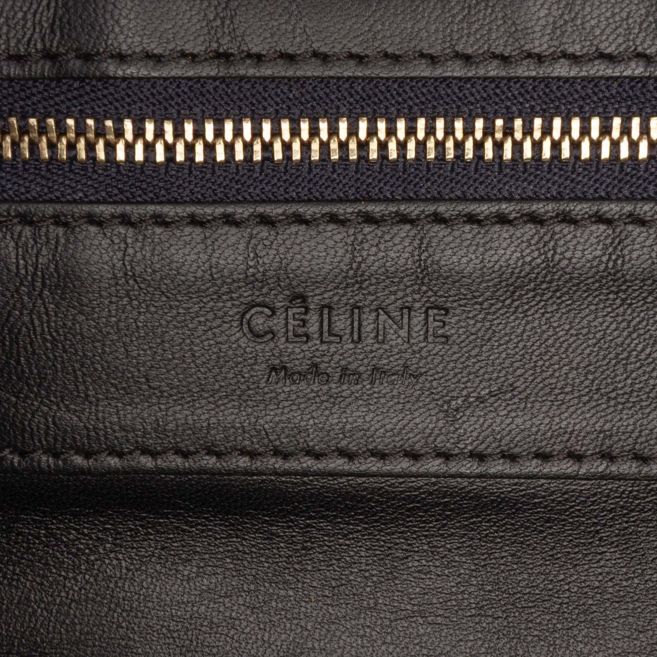 Celine Small Bicolor Suede and Calfskin Vertical Cabas Tote Oranje