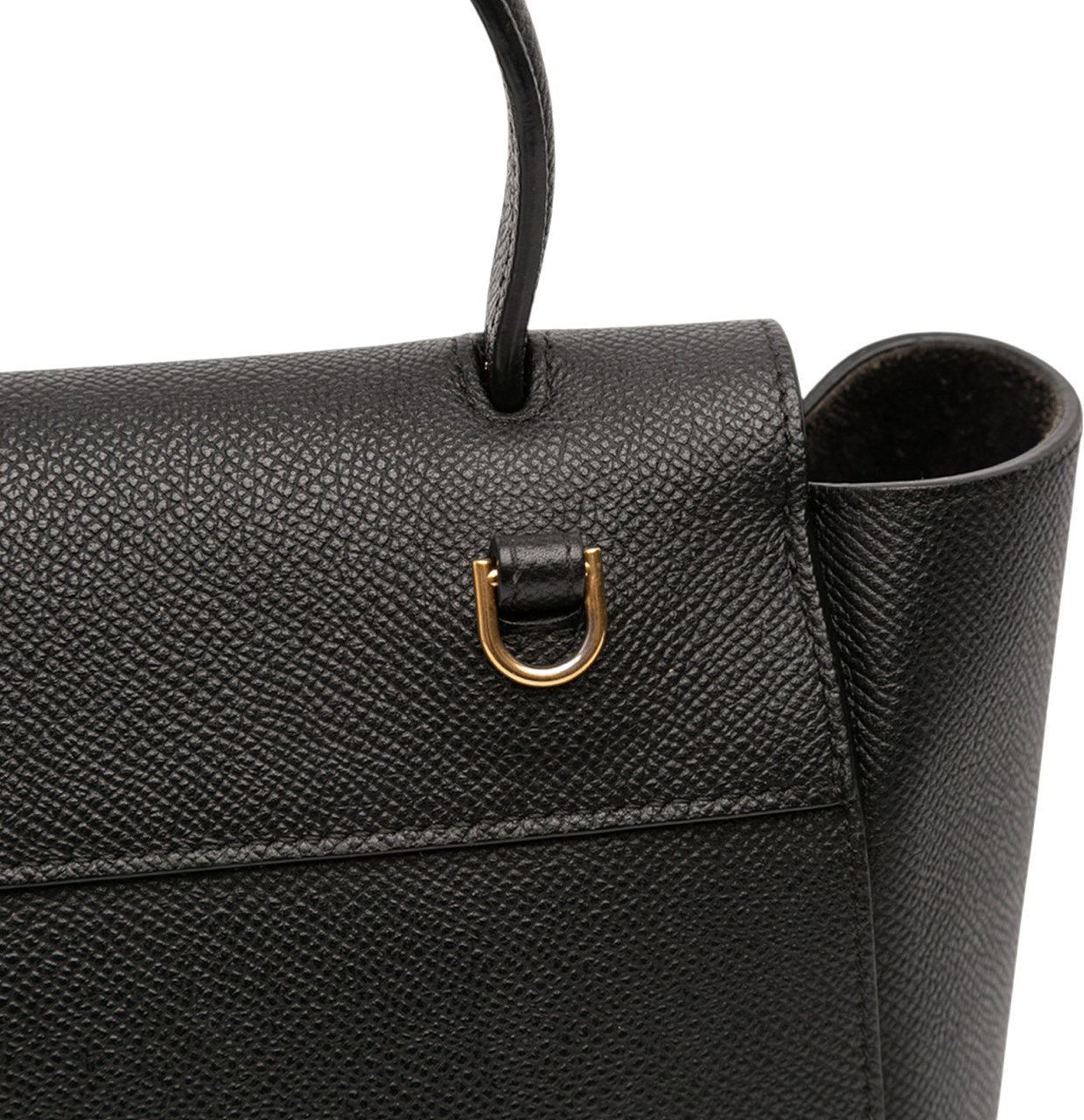 Celine Nano Grained Calfskin Belt Bag Zwart