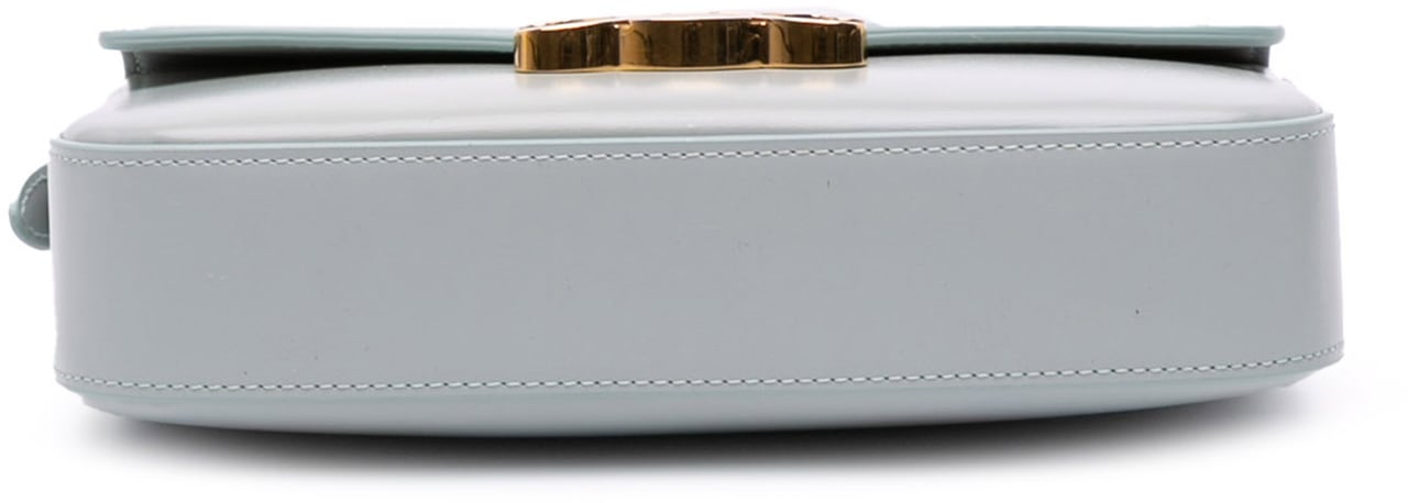 Celine Shiny Calfskin Claude Shoulder Bag Grijs