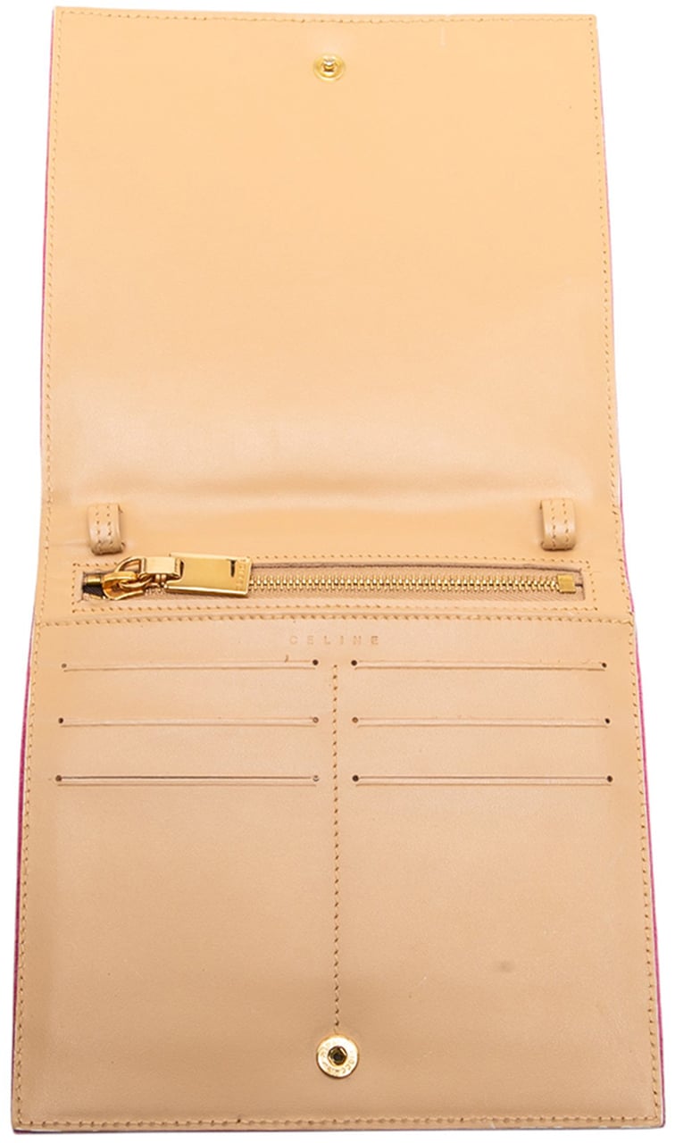 Celine C Macadam Suede Crossbody Roze
