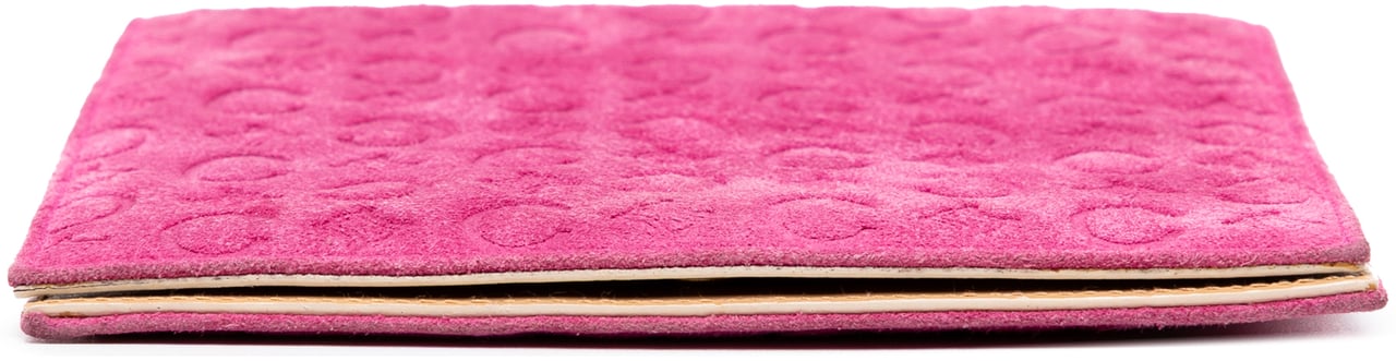 Celine C Macadam Suede Crossbody Roze