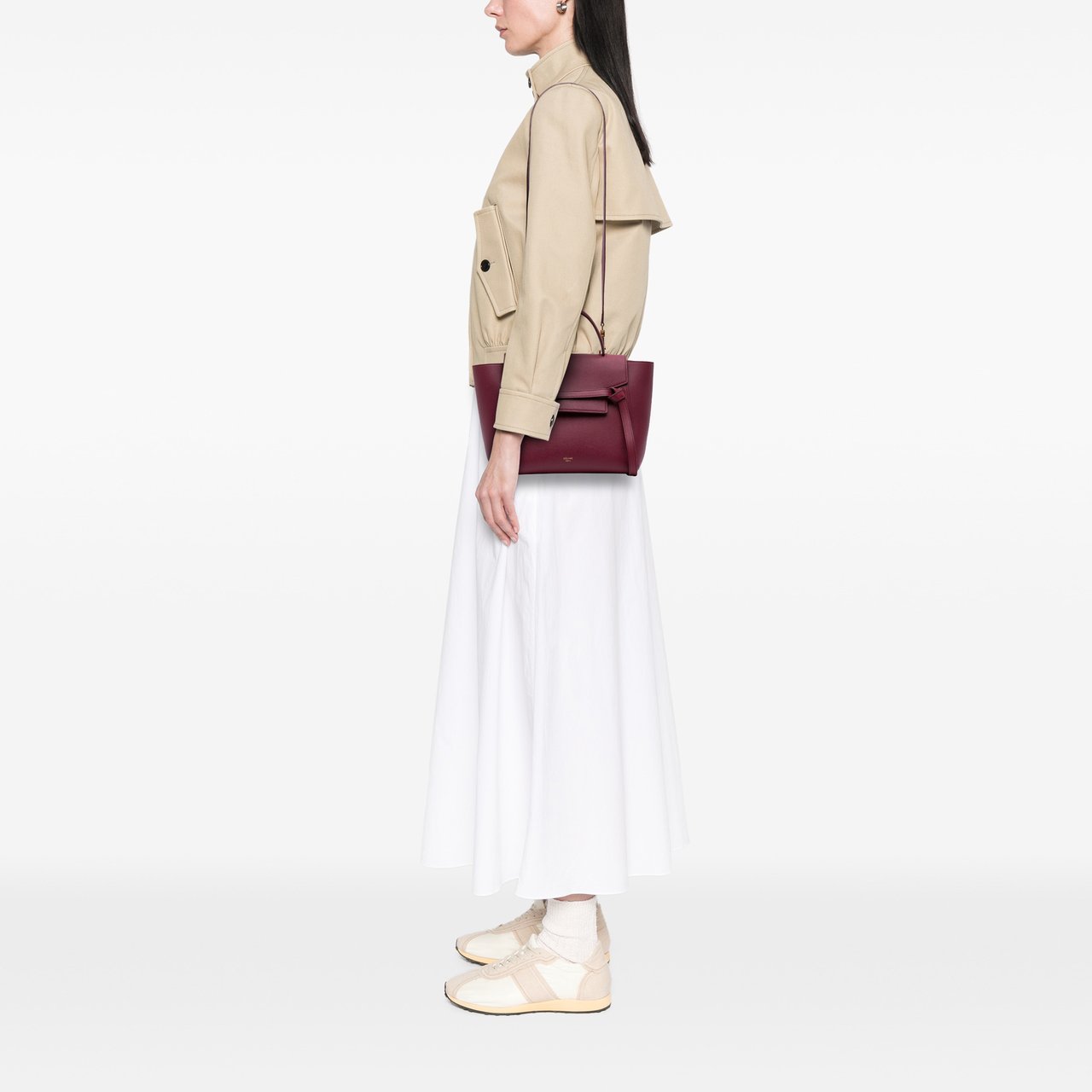 Celine Micro Grained Calfskin Belt Bag Rood
