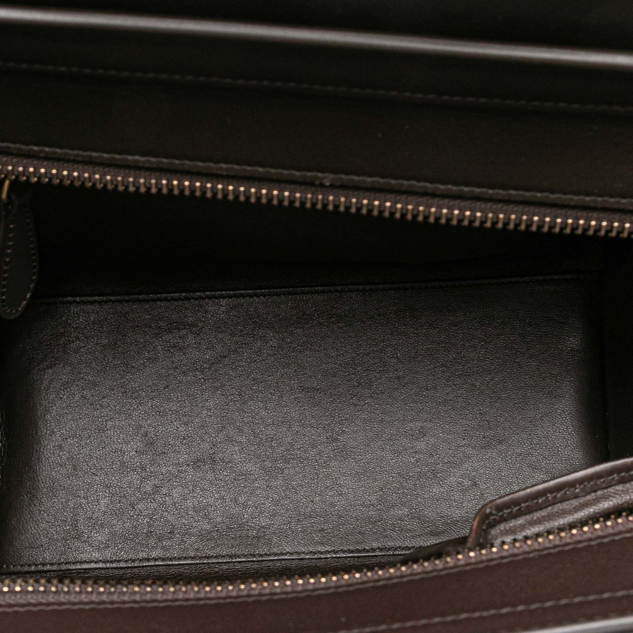 Celine Micro Tricolor Nubuck and Calfskin Luggage Tote Wit
