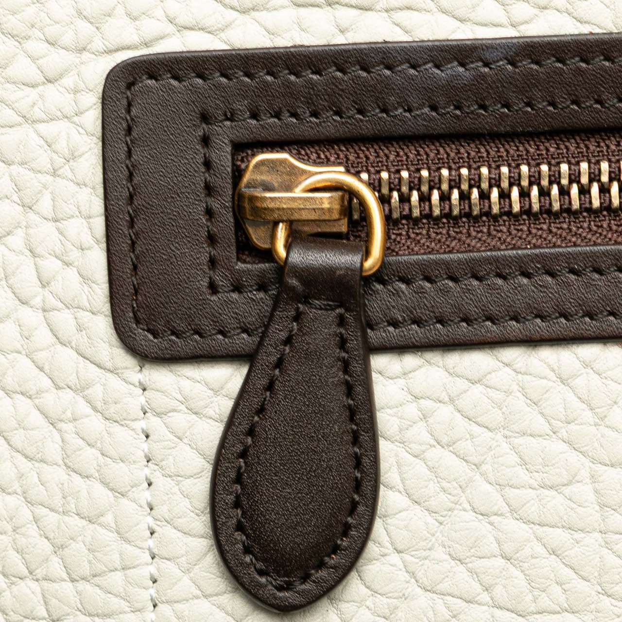 Celine Micro Tricolor Nubuck and Calfskin Luggage Tote Wit