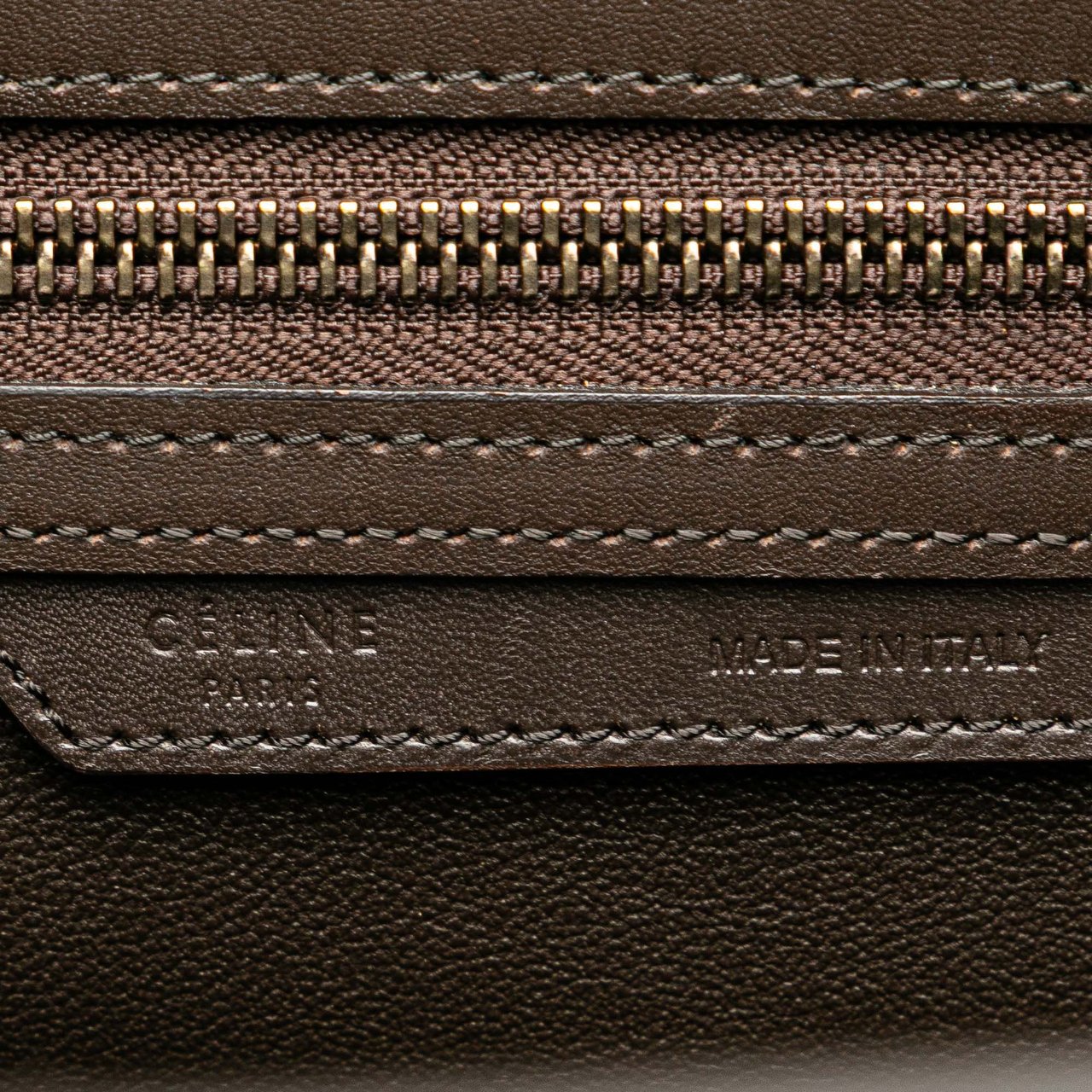 Celine Micro Tricolor Nubuck and Calfskin Luggage Tote Wit