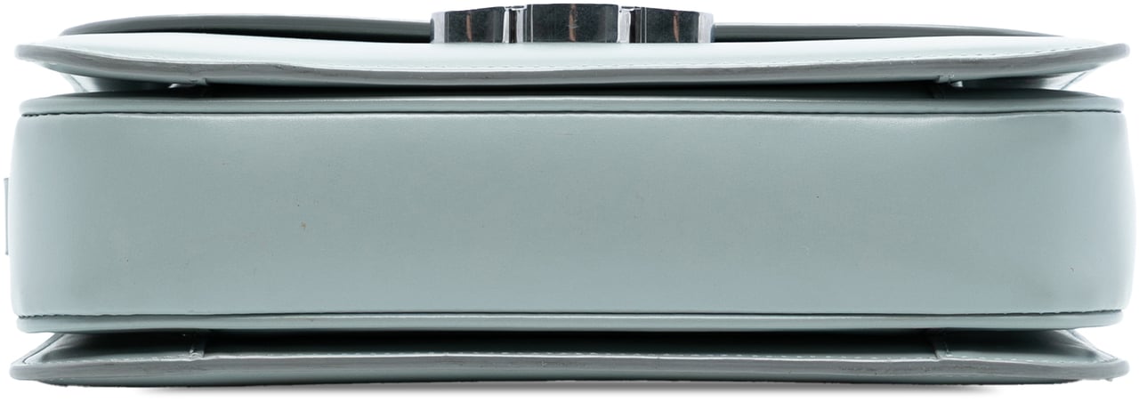 Celine Classique Shiny Calfskin Triomphe Crossbody Blauw