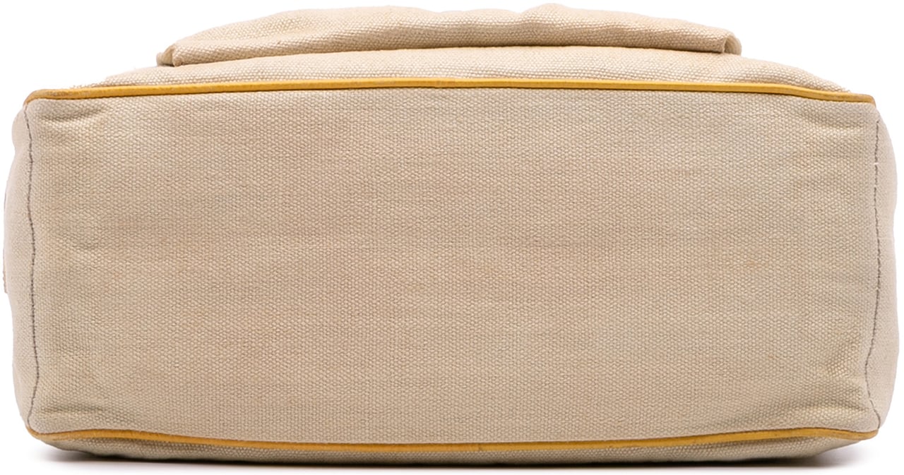 Celine Canvas Boogie Handbag Bruin