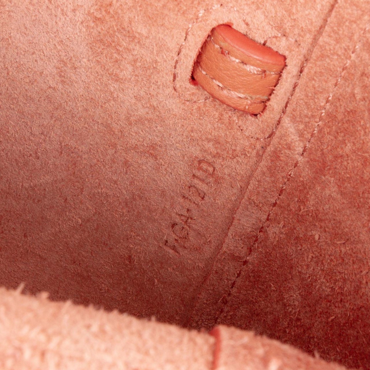 Celine Pico Grained Calfskin Belt Bag Oranje