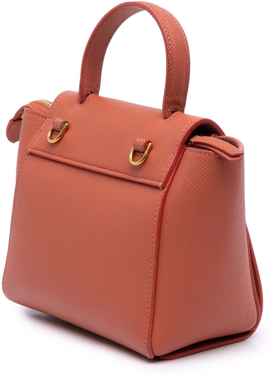 Celine Pico Grained Calfskin Belt Bag Oranje
