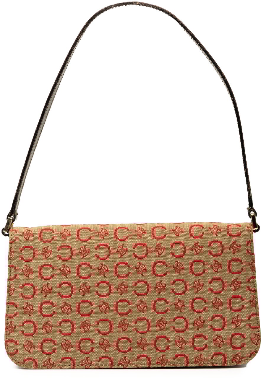 Celine C Macadam Canvas Shoulder Bag Bruin