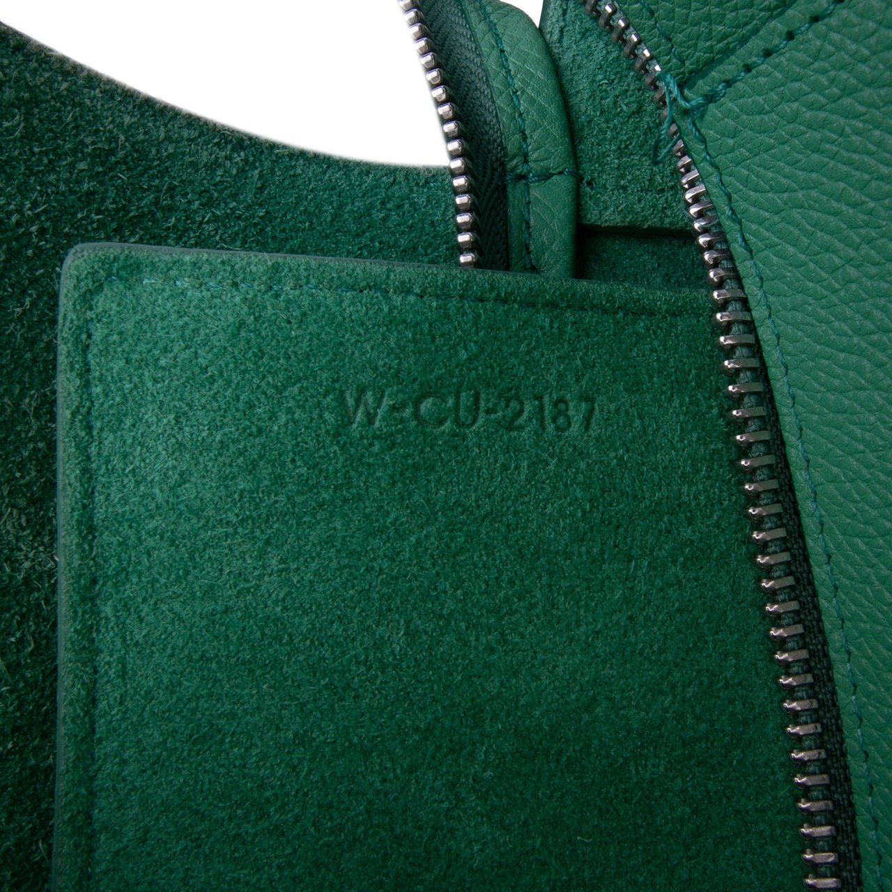 Celine Mini Grained Calfskin Belt Bag Groen