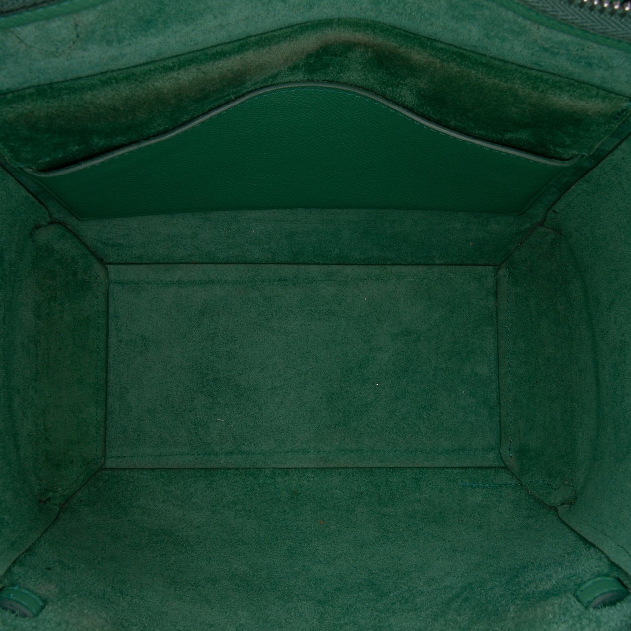 Celine Mini Grained Calfskin Belt Bag Groen