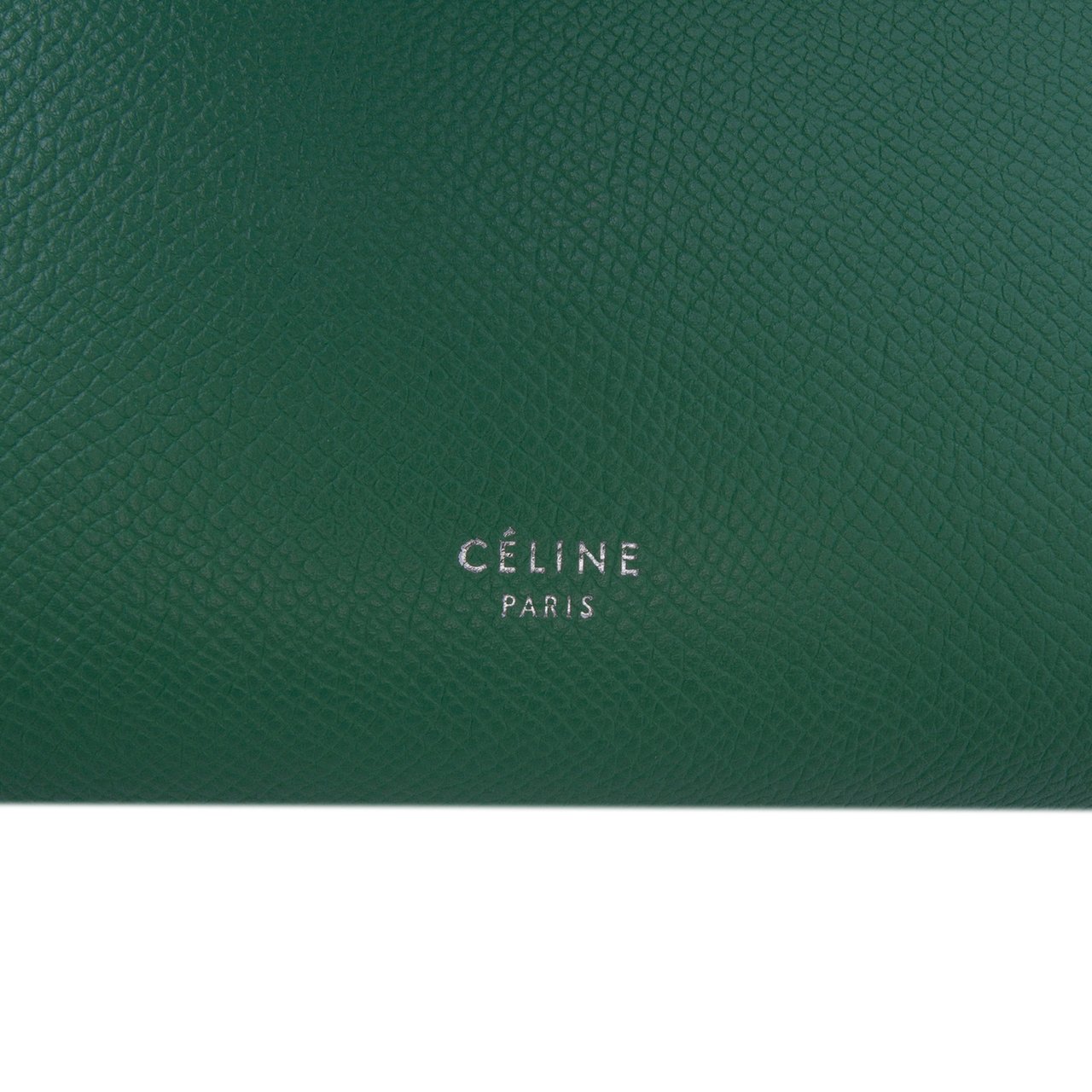 Celine Mini Grained Calfskin Belt Bag Groen