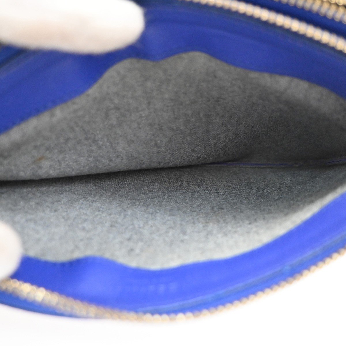 Celine Trio Crossbody Bag Leather Small Blauw