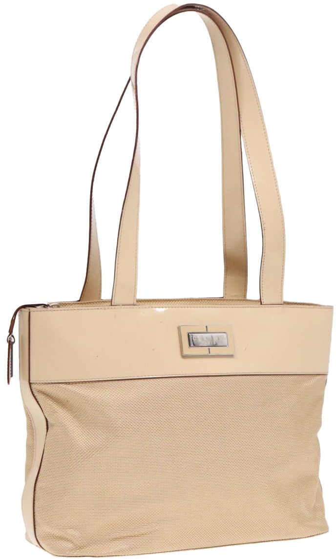 Celine Celine Bucket Bag Canvas Large Beige