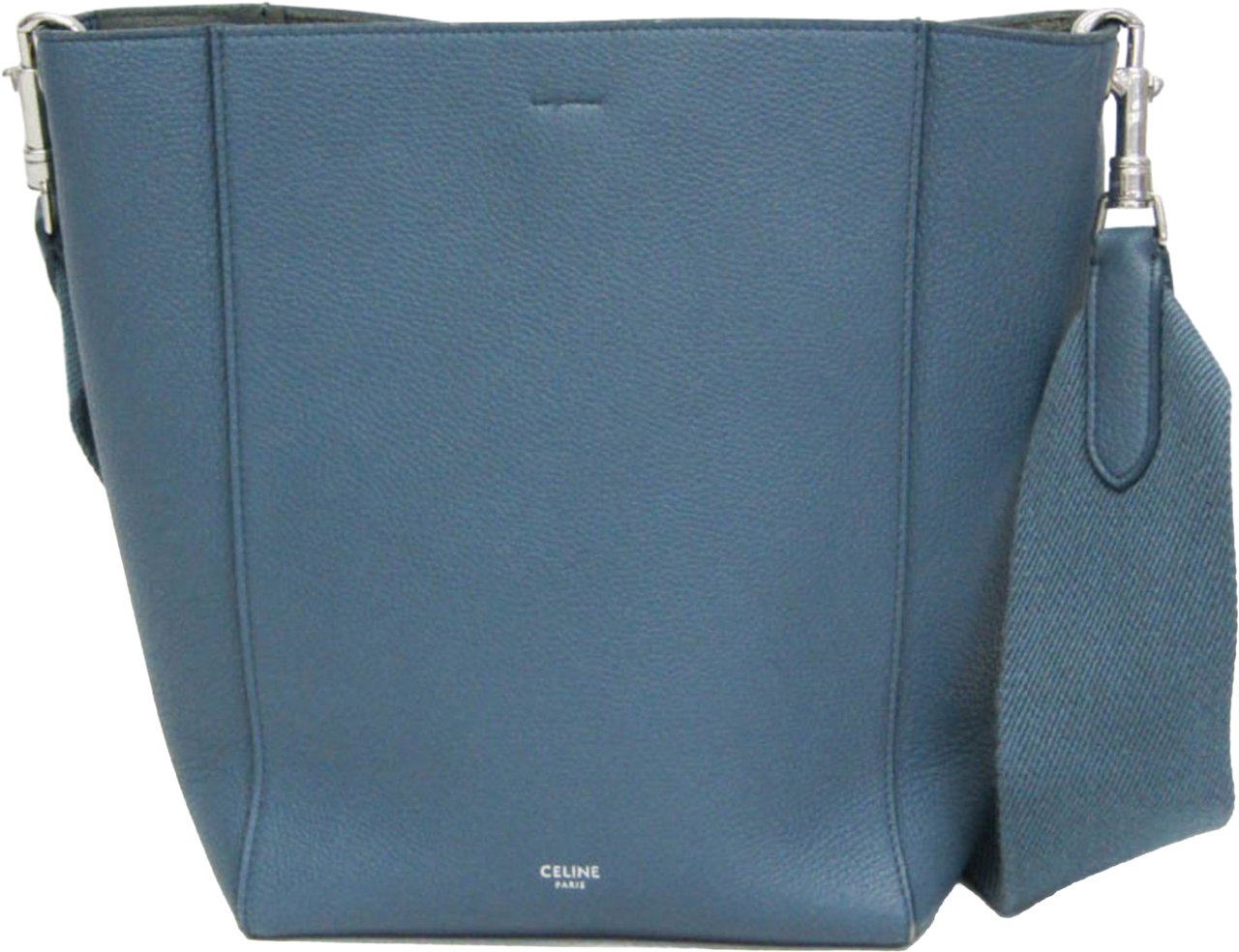 Celine Sangle Seau Calfskin Small Blauw