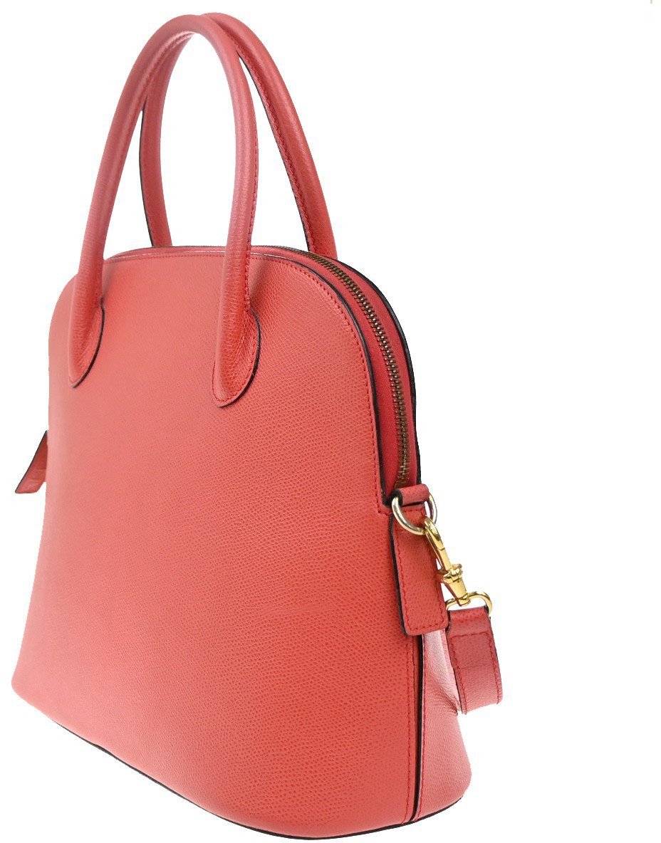 Celine Celine Vintage Convertible Bowler Bag Leather Medium Rood