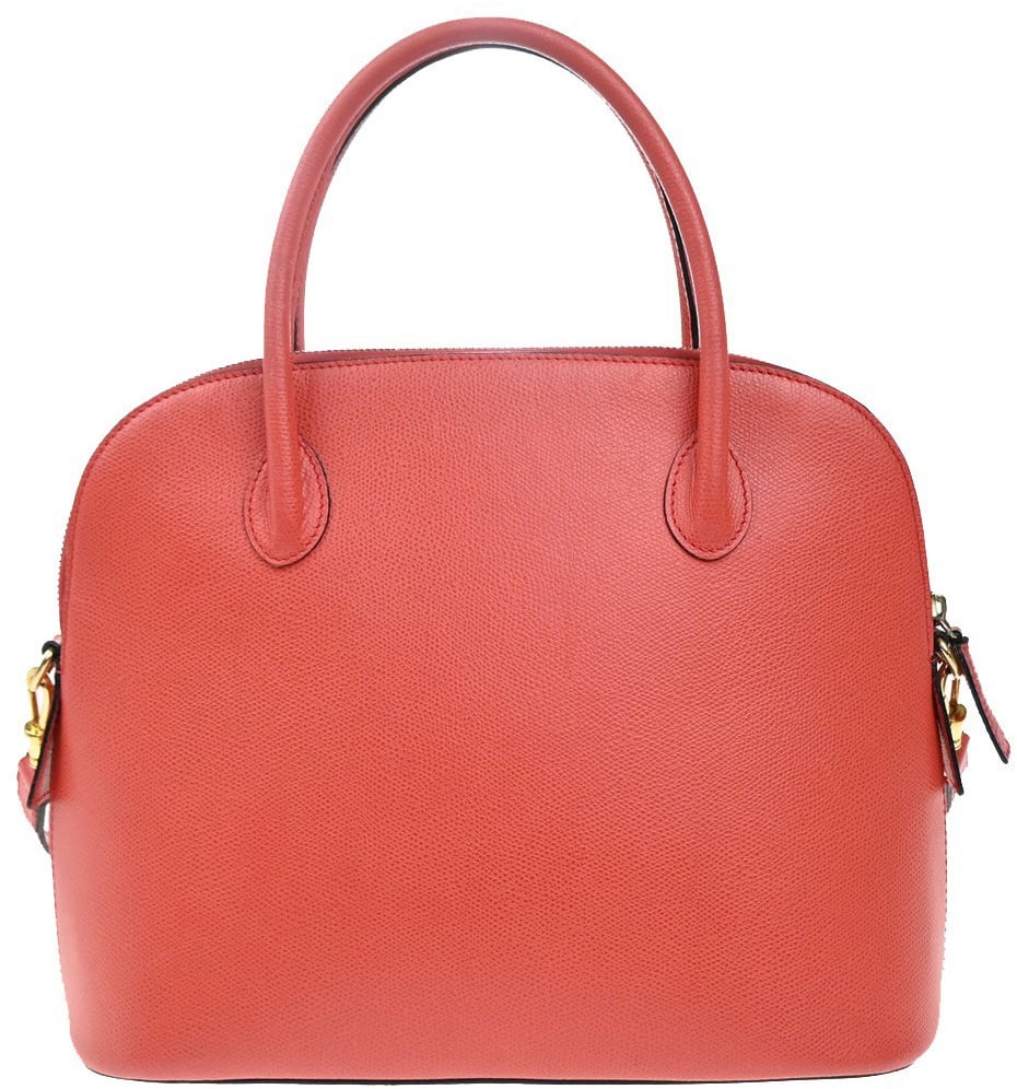 Celine Celine Vintage Convertible Bowler Bag Leather Medium Rood