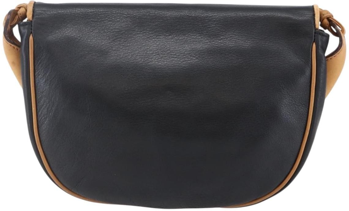 Celine Celine Flap Shoulder Bag Leather Zwart