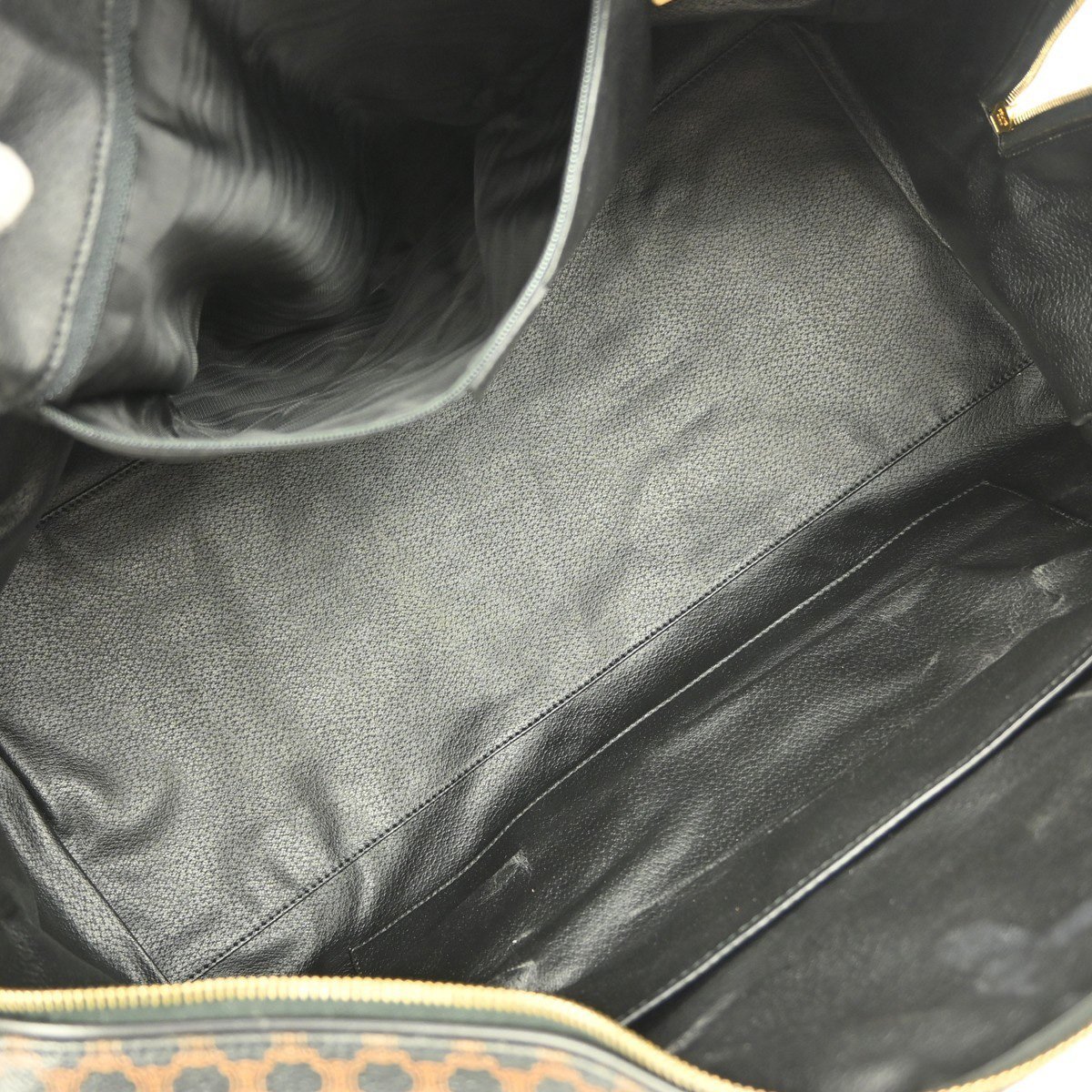 Celine Celine Vintage Duffle Bag Macadam Coated Canvas Large Bruin