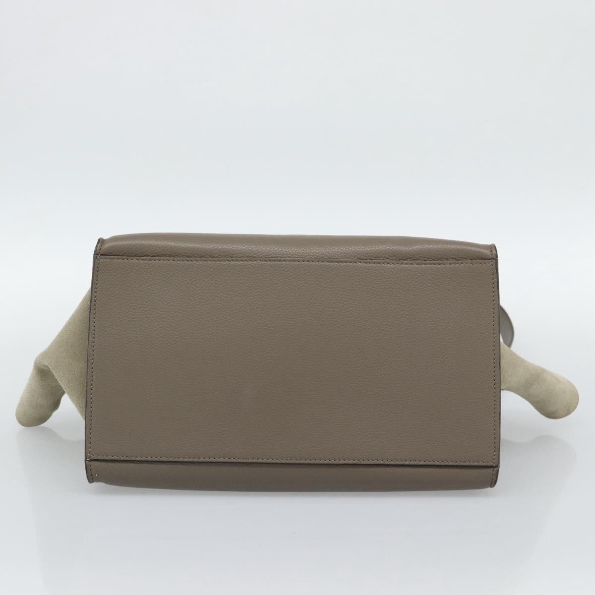Celine Trapeze Leather with Suede Medium Grijs