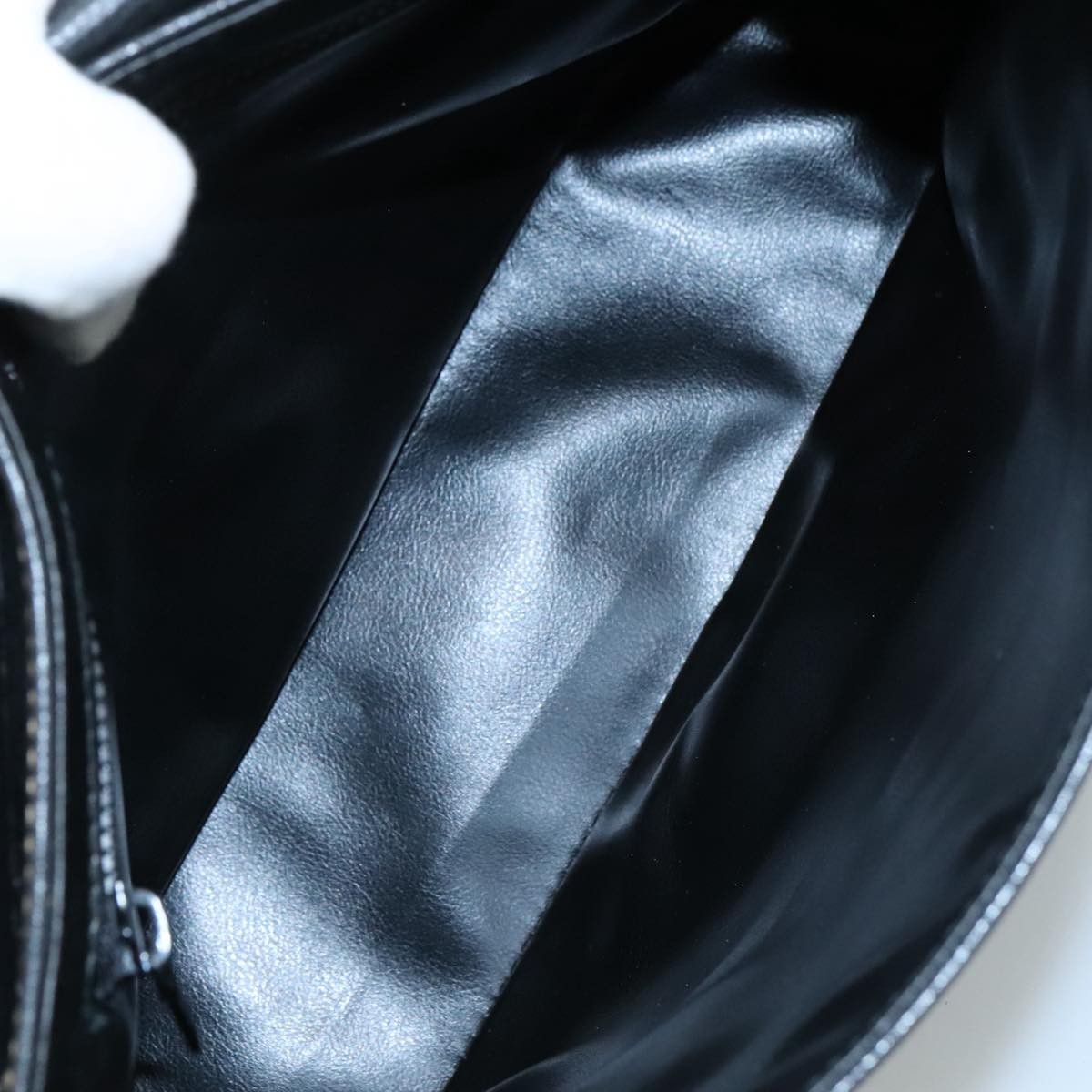 Celine Celine Circle logo Leather Zwart