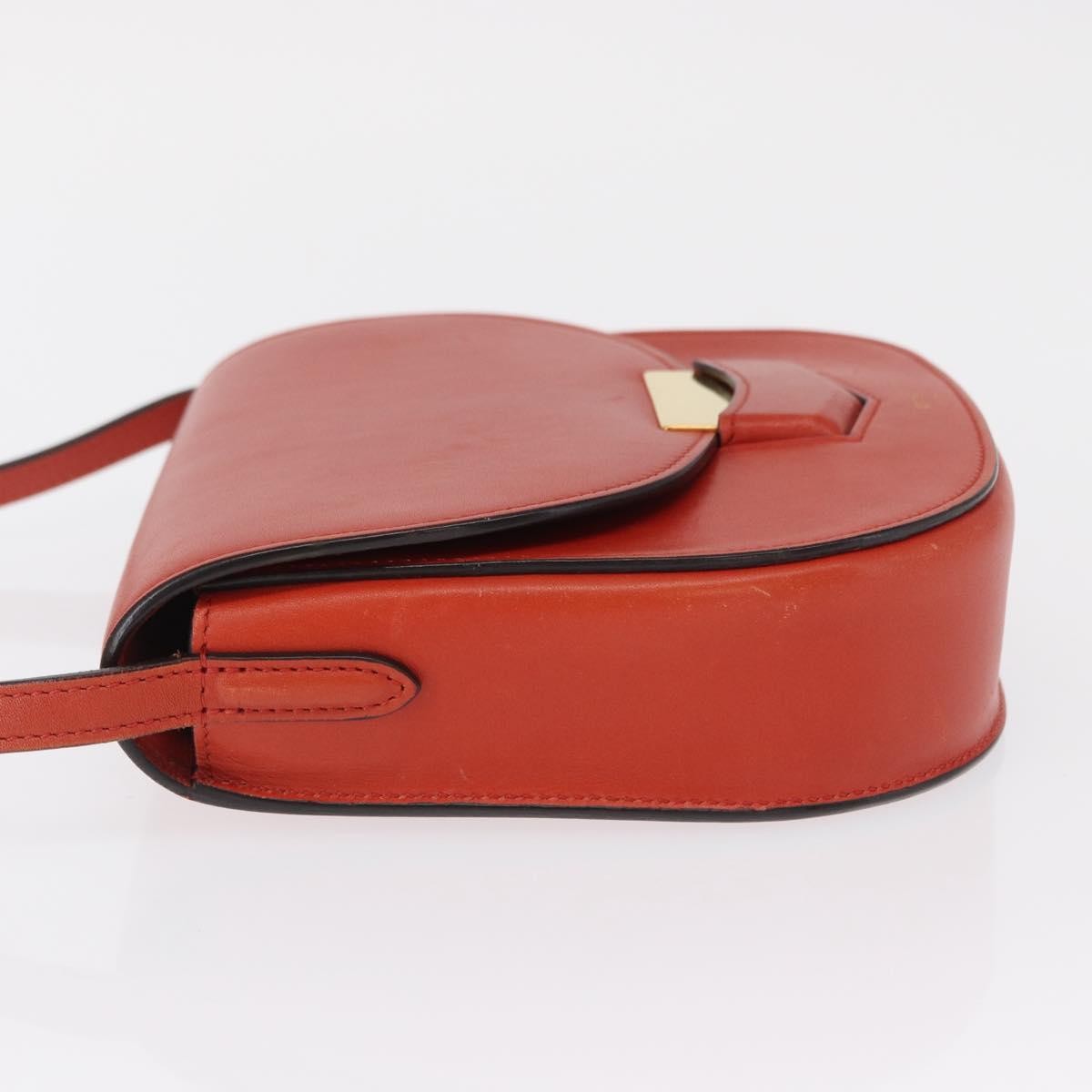 Celine Celine Trotteur Crossbody Bag Calfskin Small Oranje
