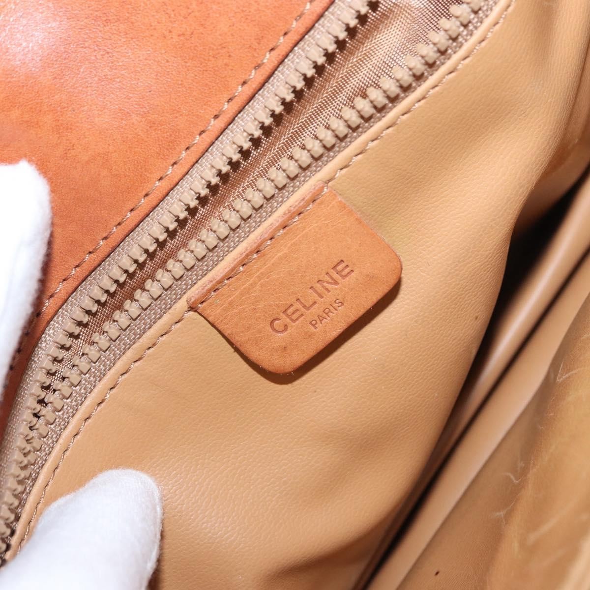 Celine Celine Vintage Shoulder Bag Canvas Bruin