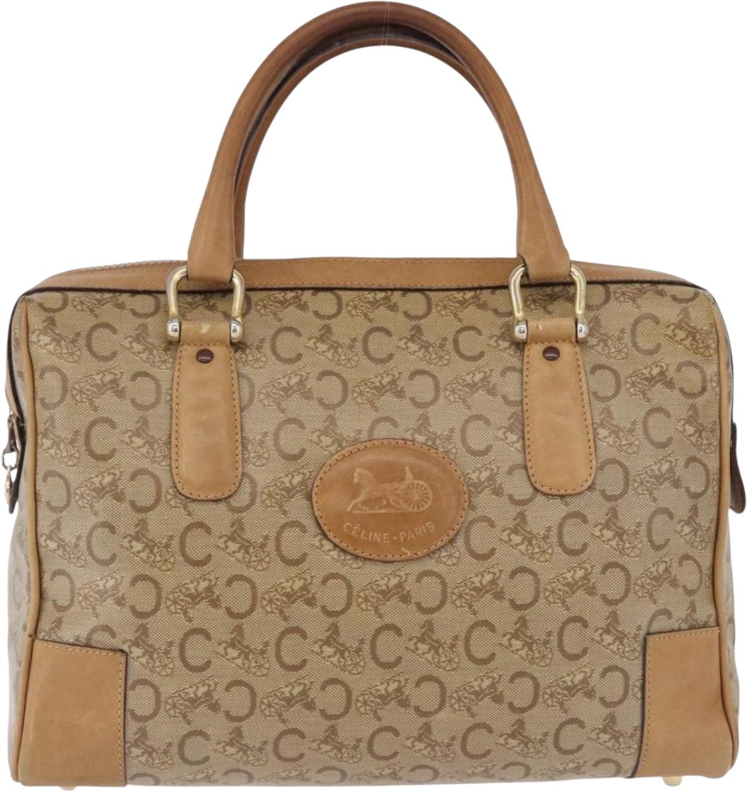 Celine C Macadam Canvas Beige