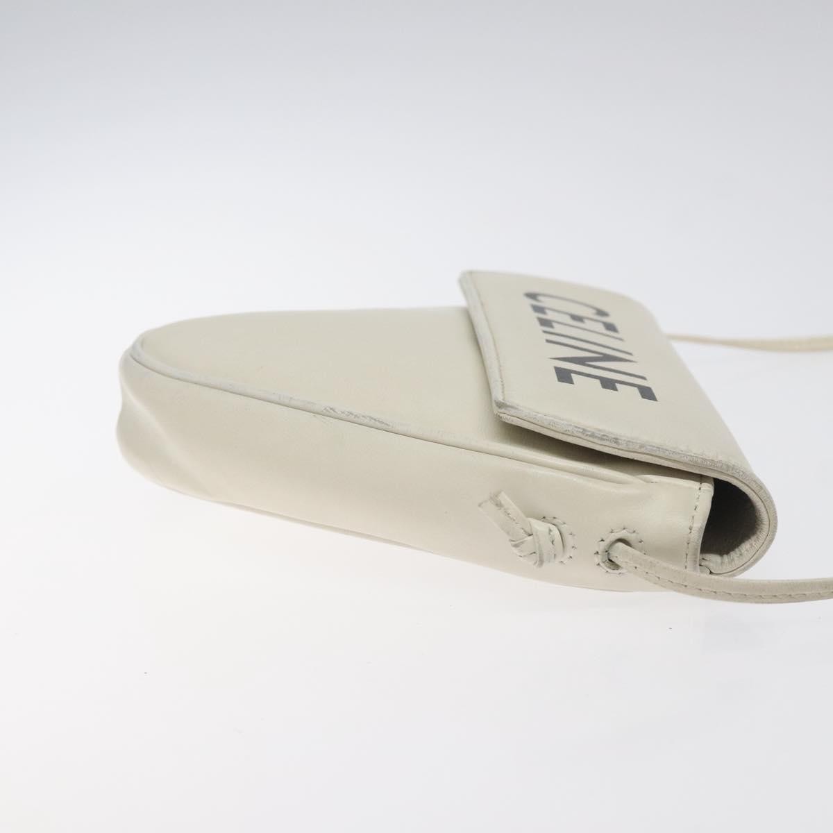 Celine Celine Triangle Bag Leather Small Wit