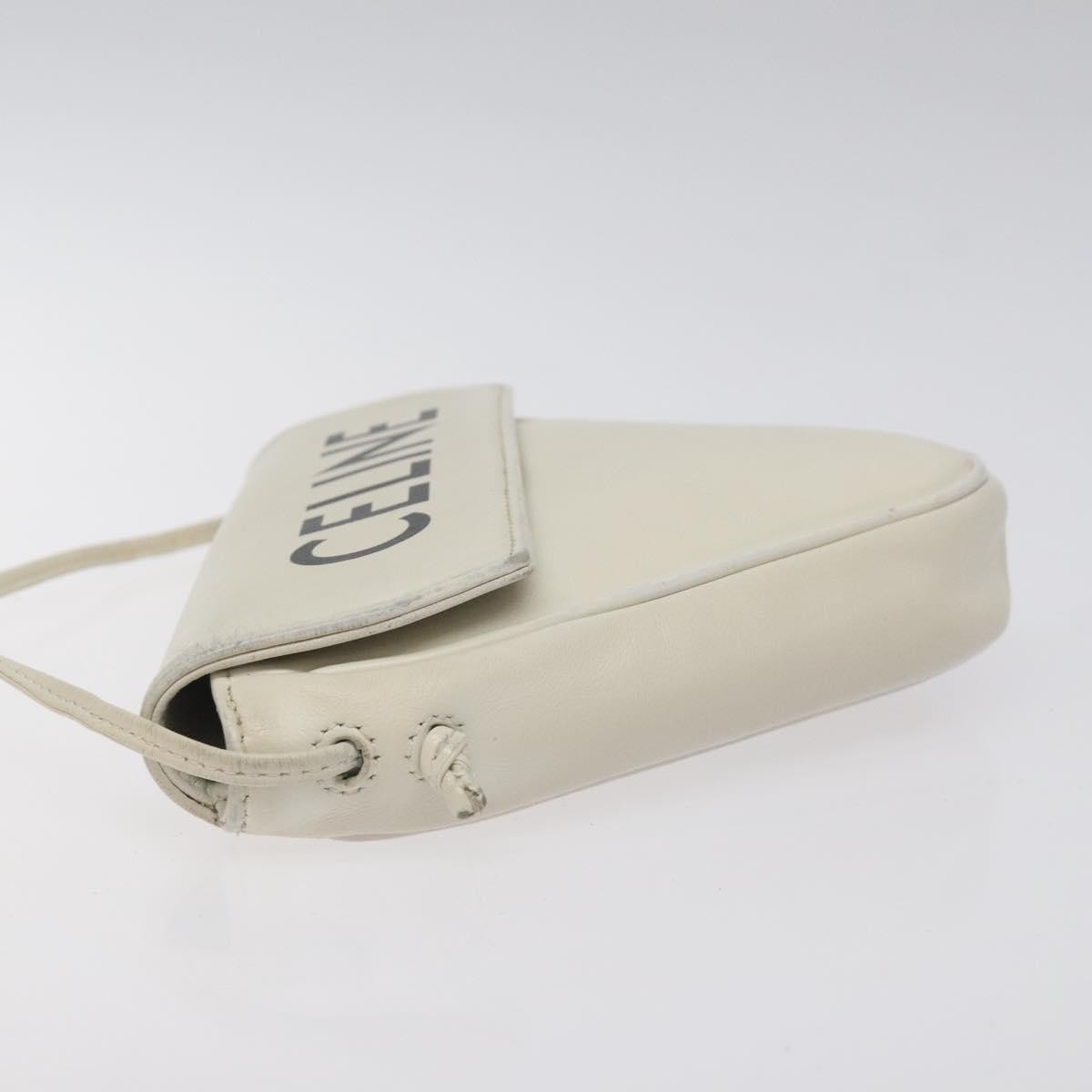 Celine Celine Triangle Bag Leather Small Wit