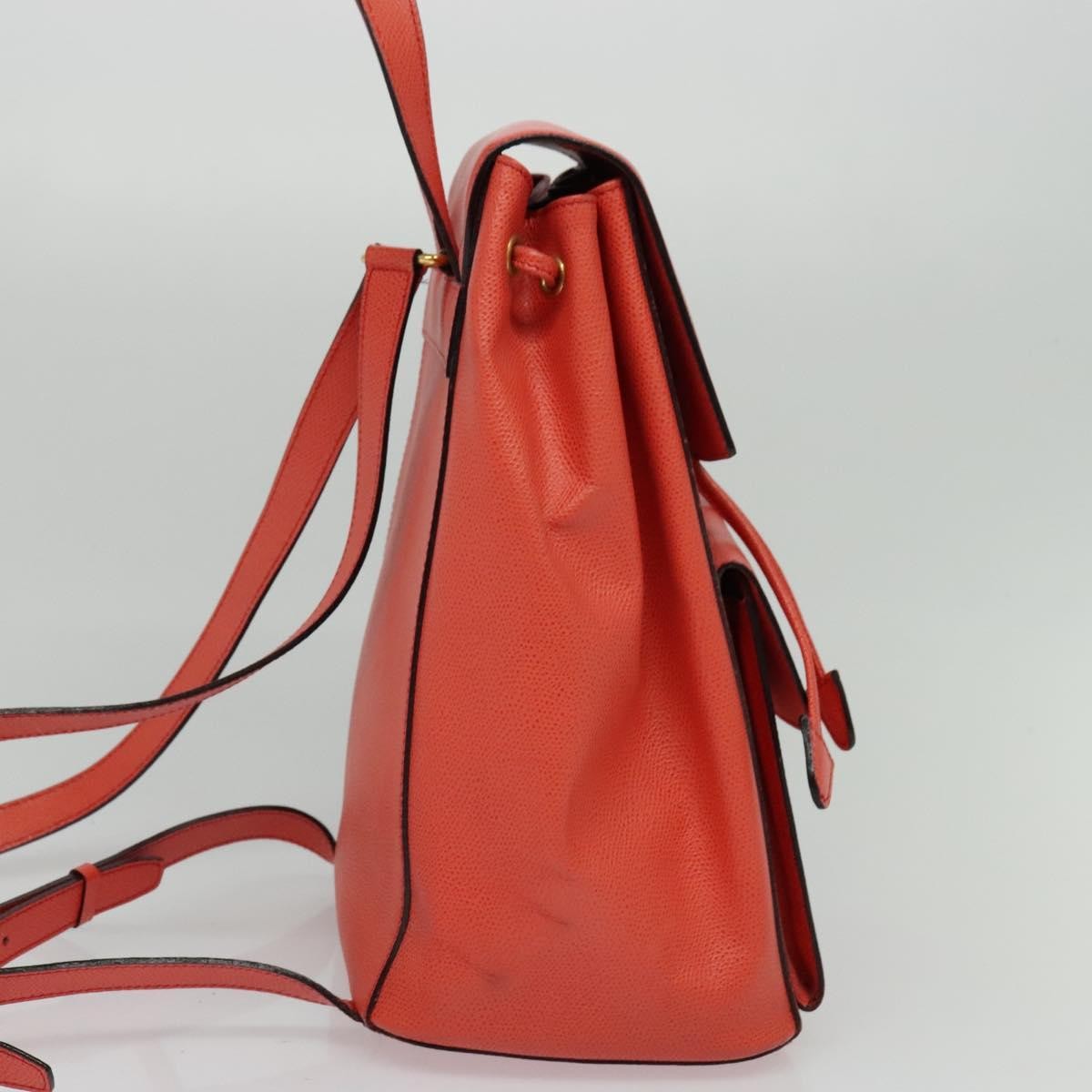 Celine Celine Backpack Leather Oranje