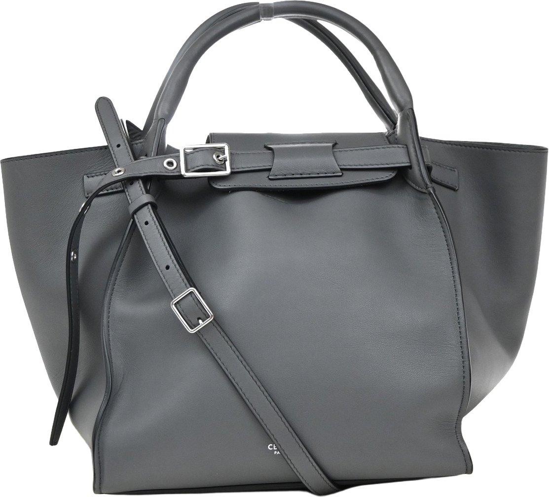 Celine Big Bag Smooth Leather Medium Grijs