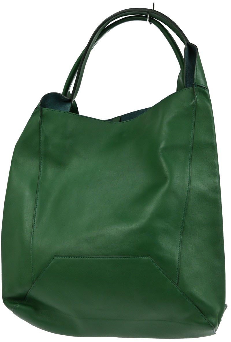 Celine Celine Cabas Hobo Leather Groen