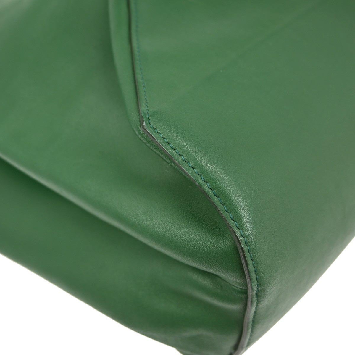 Celine Celine Cabas Hobo Leather Groen