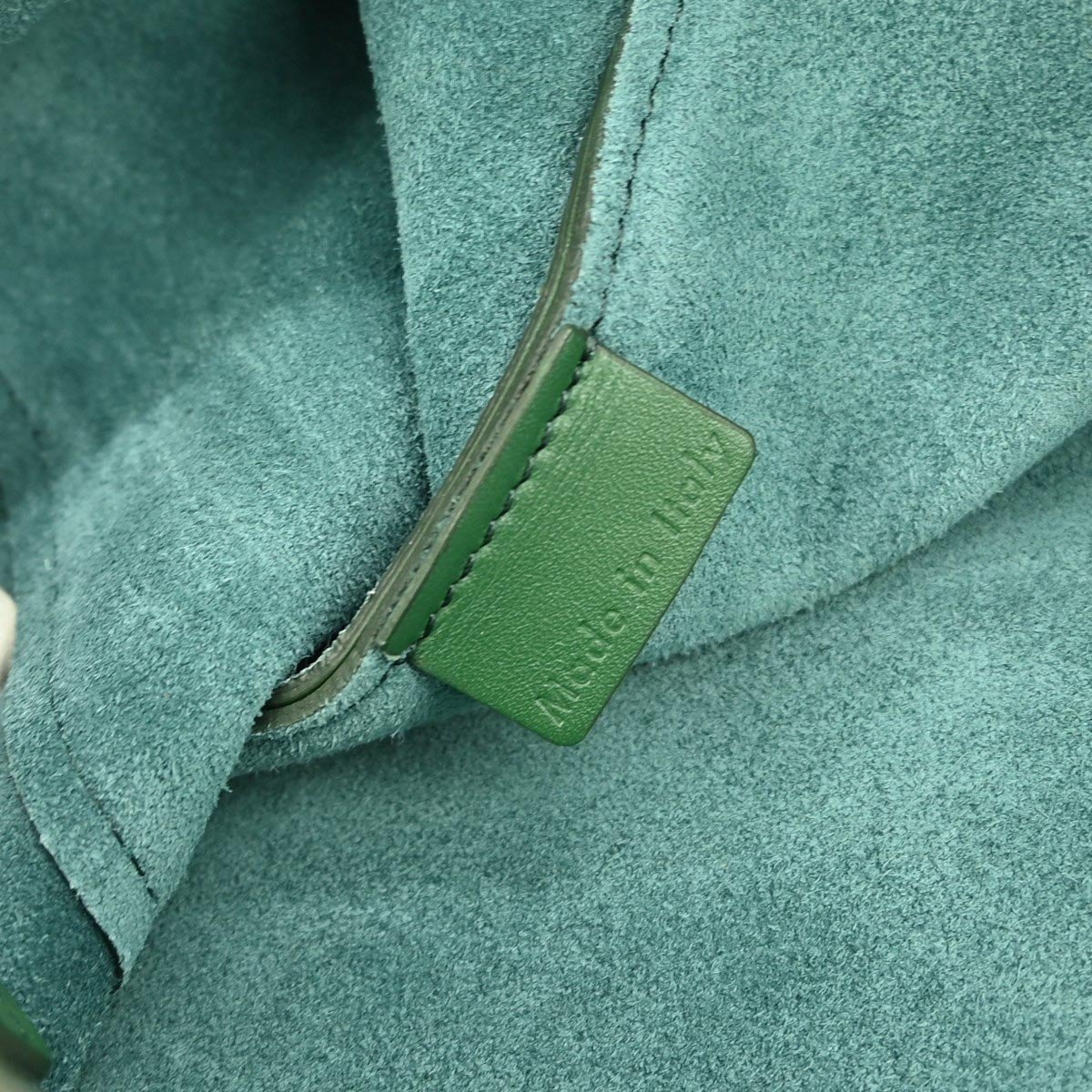 Celine Celine Cabas Hobo Leather Groen