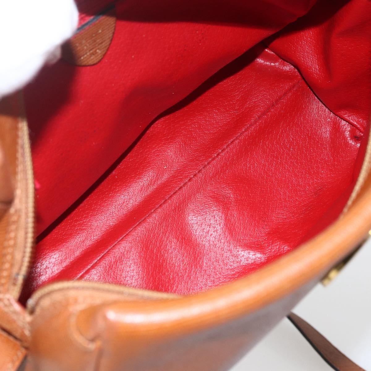 Celine Vintage Circle Logo Leather Small Bruin