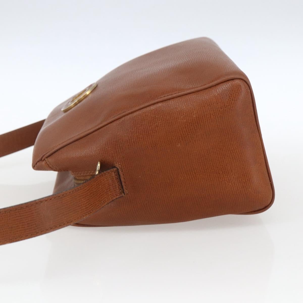 Celine Vintage Circle Logo Leather Small Bruin