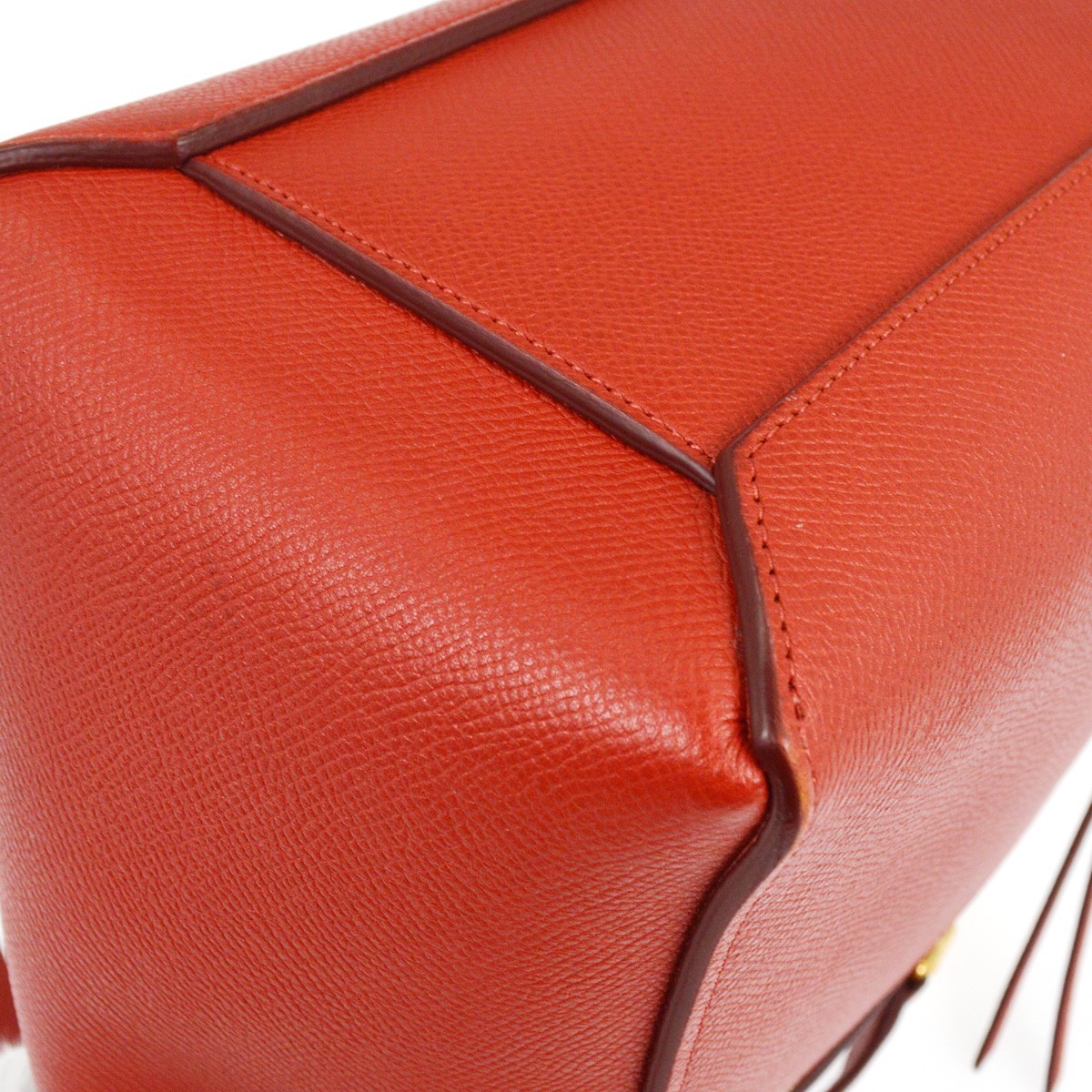 Celine Celine Belt Bag Textured Leather Micro Rood