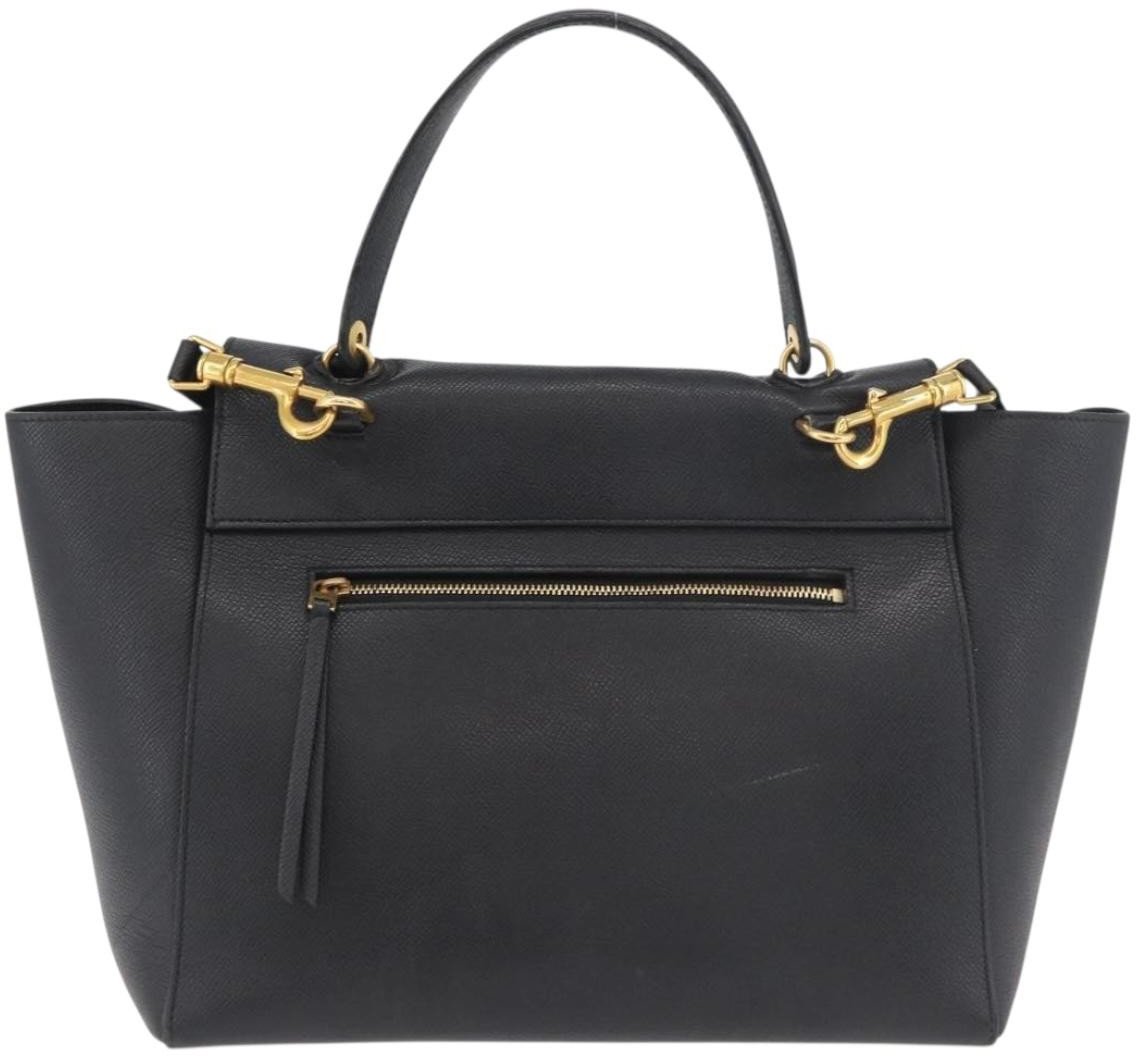 Celine Celine Belt Bag Textured Leather Medium Zwart