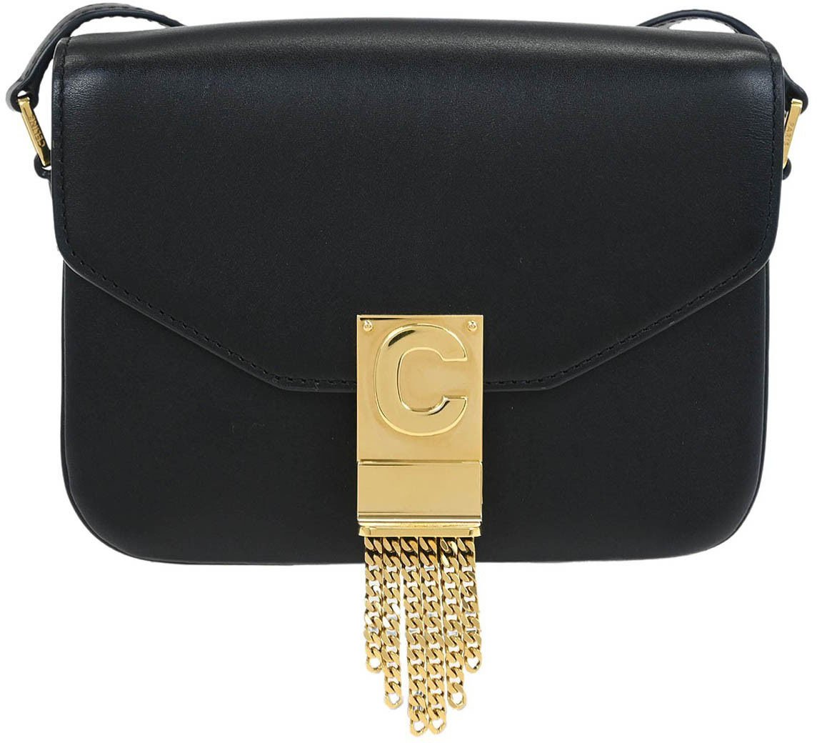 Celine Celine C Bag Leather Small Zwart