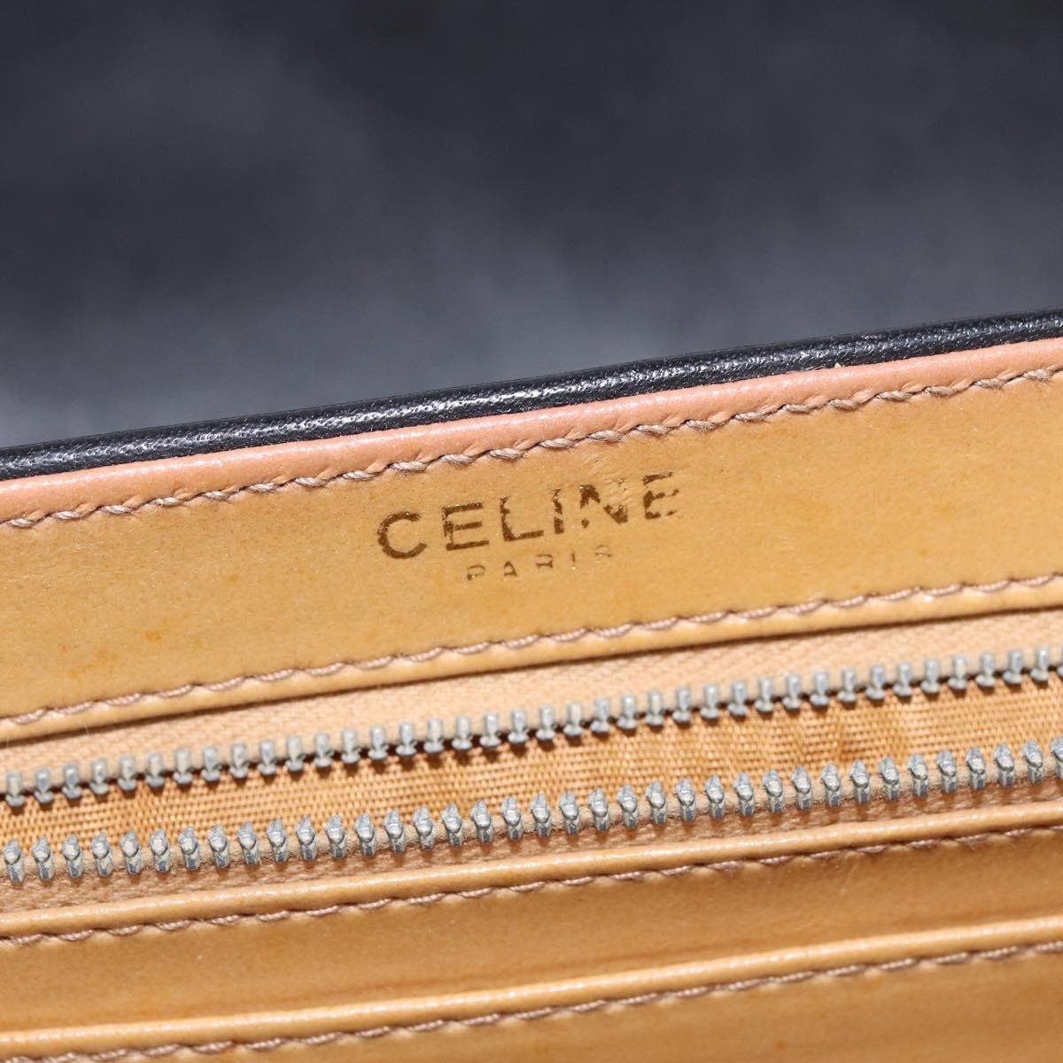 Celine Vintage Leather Zwart