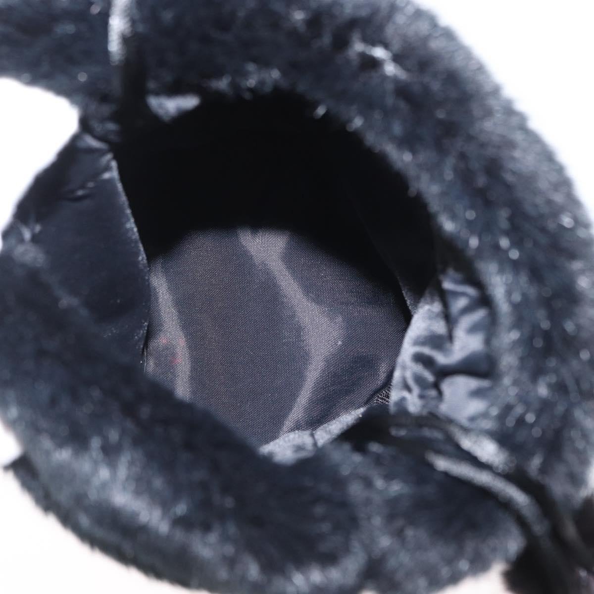 Celine Vintage Pouch Nylon Zwart