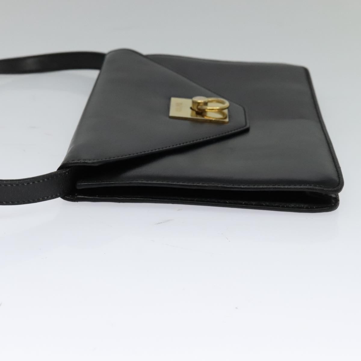 Celine Celine Envelope Shoulder Bag Leather Zwart