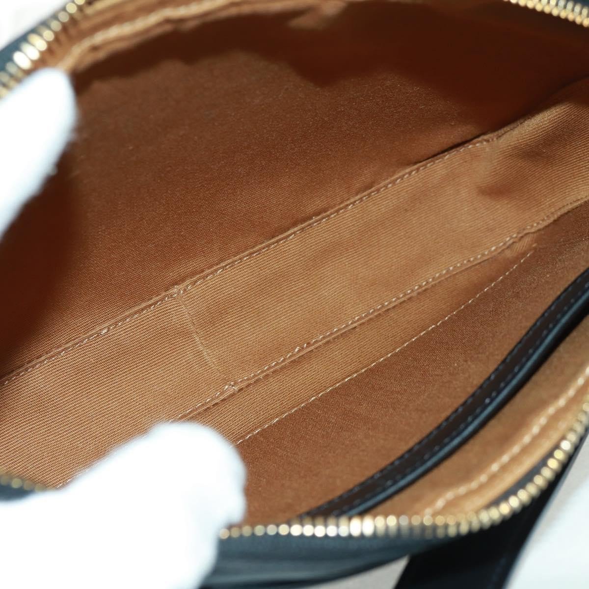 Celine Celine Logo Messenger Bag Triomphe Coated Canvas Medium Zwart