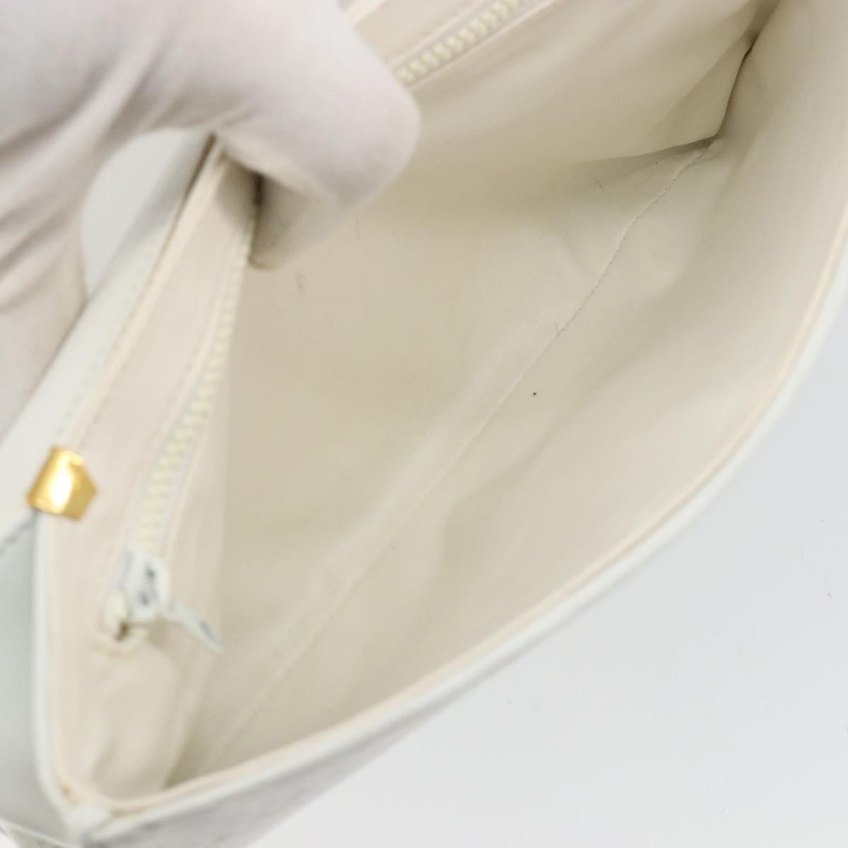Celine Vintage Flap Quilted Leather Wit