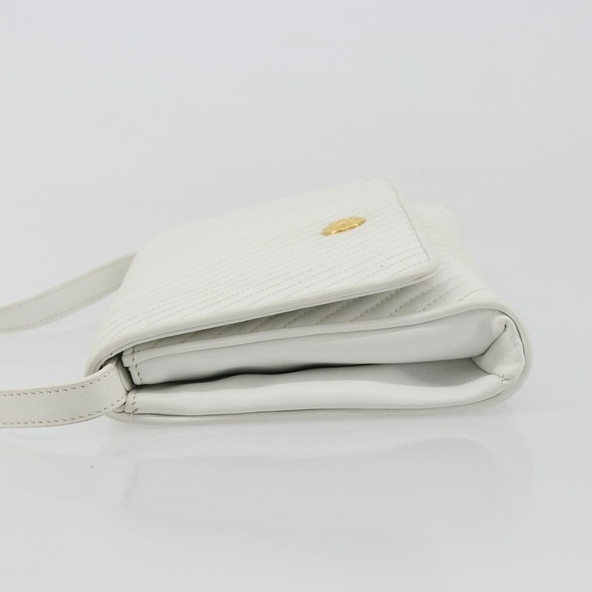 Celine Vintage Flap Quilted Leather Wit