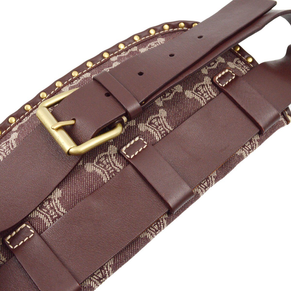 Celine Celine Macadam waist bag Denim Bruin